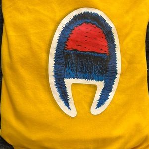 Champion boys large yellow hoodie